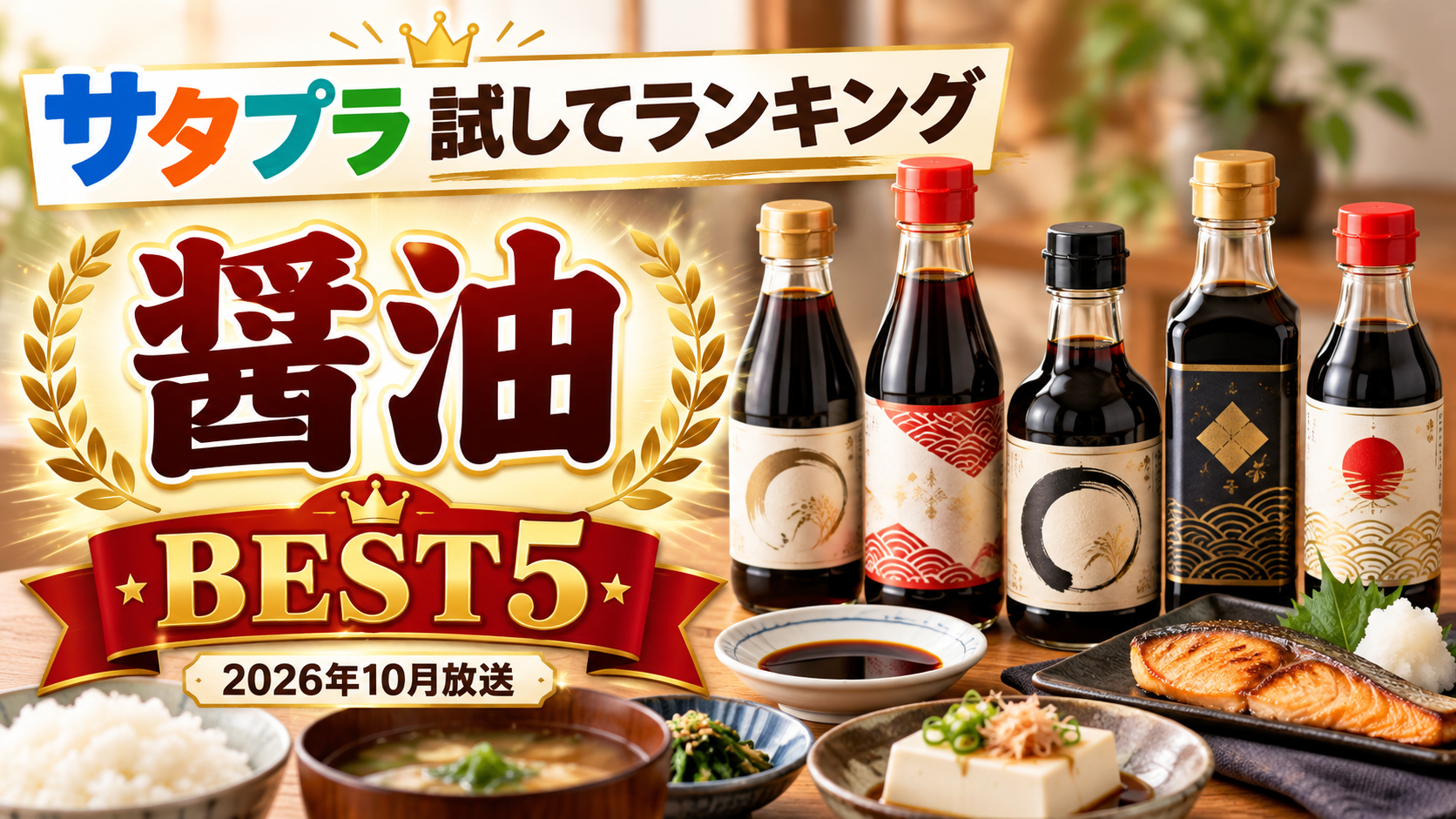 サタプラ醤油ランキング2026｜1位はライフ！TOP5の点数・価格と部門別1位
